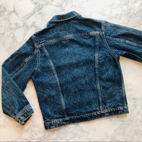 ⭐️Vintage 80s Blue Jean Jacket Acid Wash Denim - Picture 7 of 8